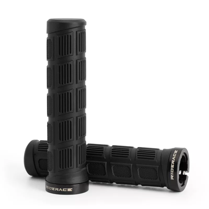 Handlebar Grips with Soft Anti-slip Rubber, Single Lock-on - GoEcoRide Scooters - GoEcoRide Scooters